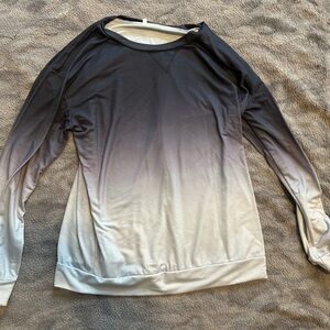 Gradient Long Sleeve Top